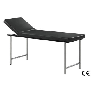 Camilla de reconocimiento 2 secciones 180x60cm, patas desmontables