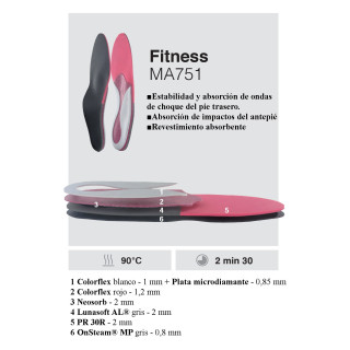PLANTILLA FITNESS MA-751